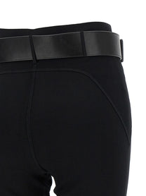 self-portrait Women's Stretch Viscose Blend Leggings Black