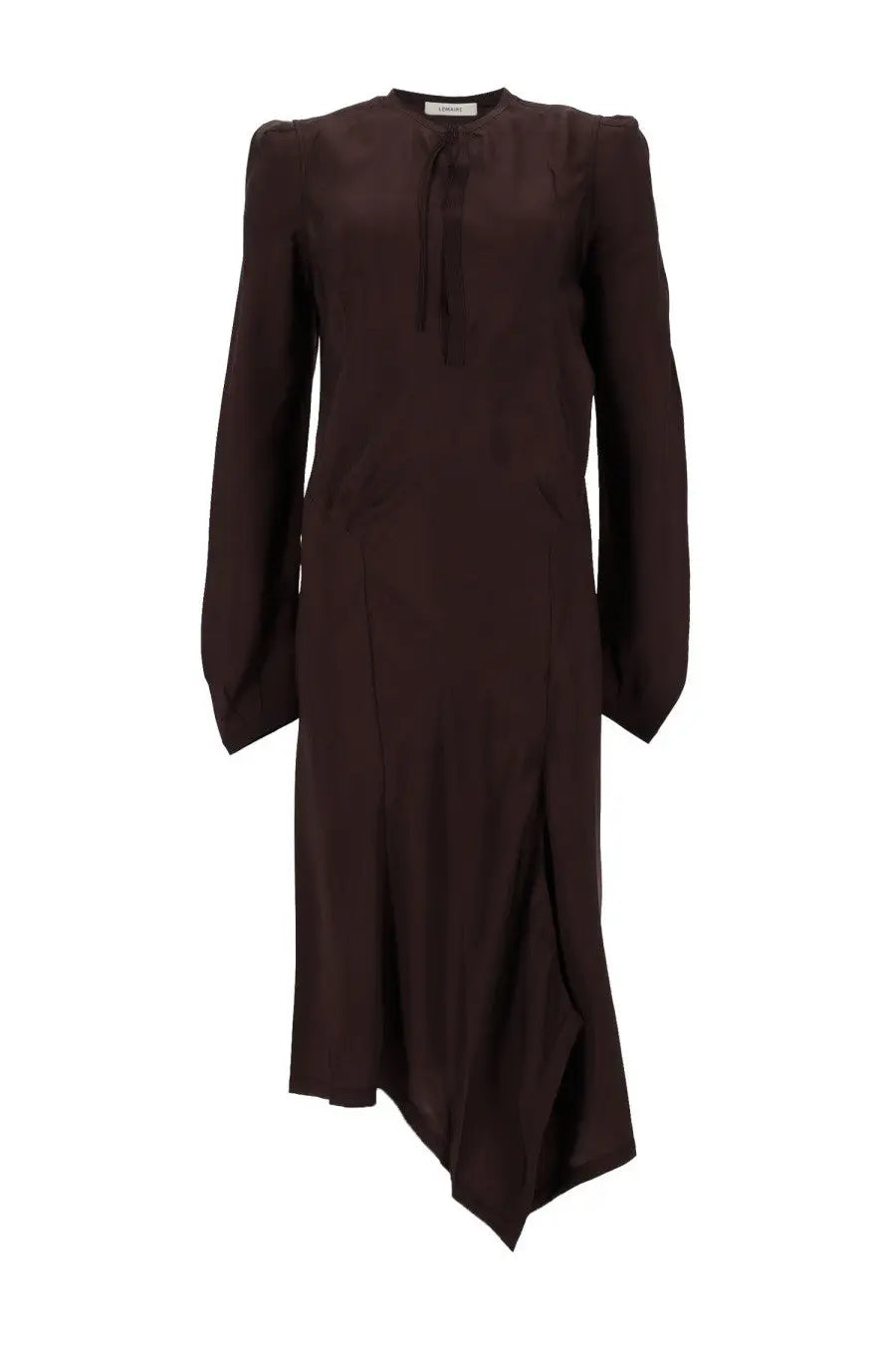 Lemaire Women's Abito Con Pieghe Brown