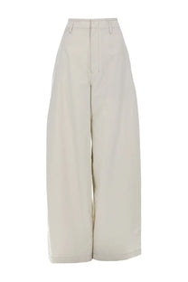 Lemaire Women's Pantalone Large Chino White