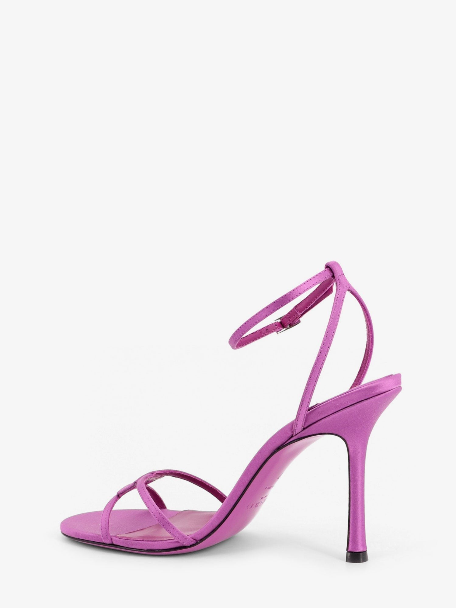 Jimmy Choo Women's Leo Satin Sandals Purple