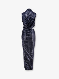Amazuìn Women's Leo Stretch Tulle Dress Blue