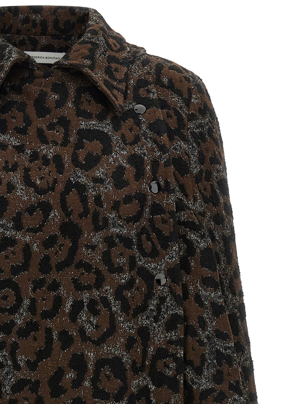 Federica Bonifaci Leopard Cape Brown