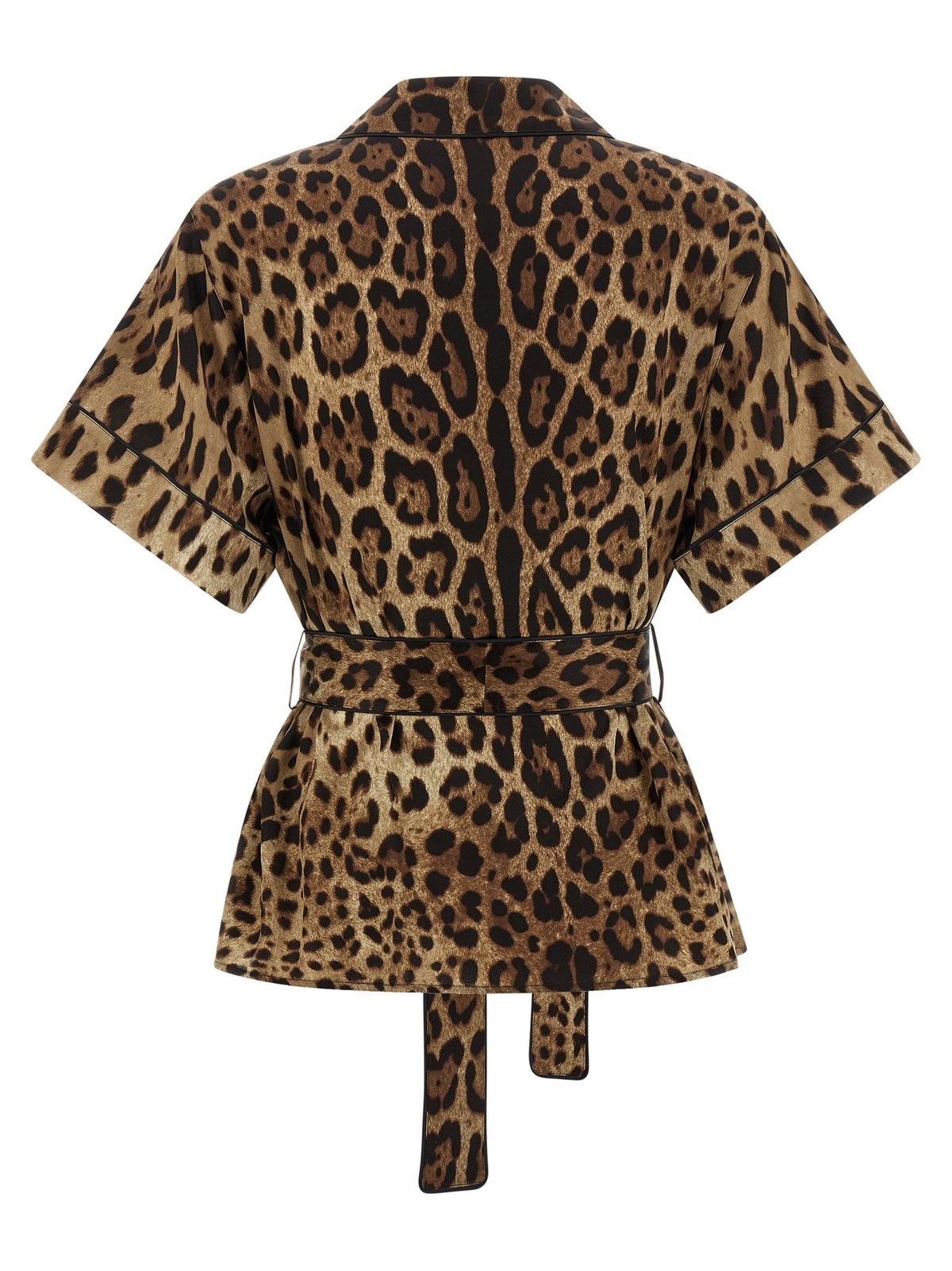 Dolce &amp; Gabbana Leopard Shirt Brown