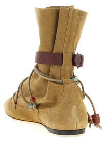 ISABEL MARANT Letiz Ankle Boots Beige