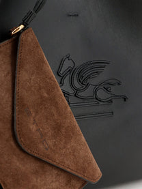 ETRO Women's Libra Leather Shopping Bag Black