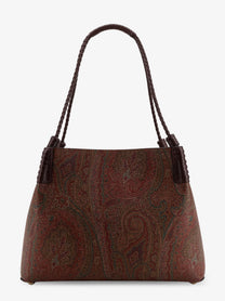 ETRO Women's Libra Arnica Paisley Fabric Shopping Bag Black