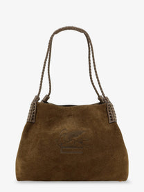 ETRO Women's Libra Arnica Suede Shopping Bag Brown