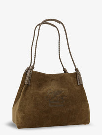 ETRO Women's Libra Arnica Suede Shopping Bag Brown