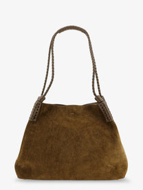 ETRO Women's Libra Arnica Suede Shopping Bag Brown