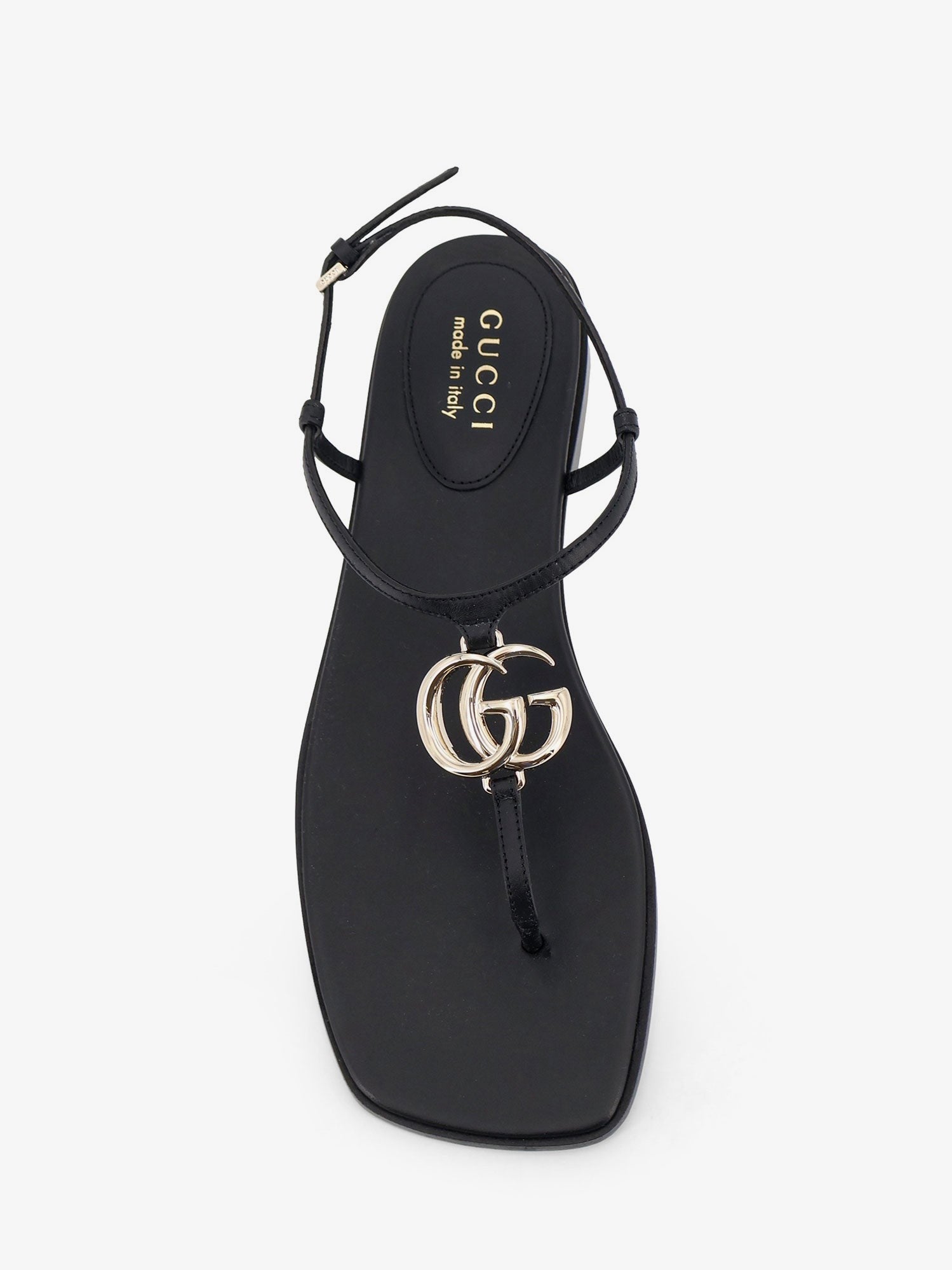 Gucci Women's Lifford Leather Sandals Black
