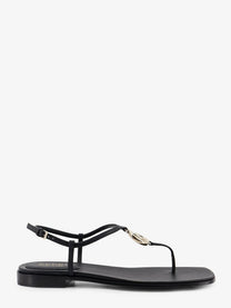 Gucci Women's Lifford Leather Sandals Black