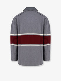 Bottega Veneta Men's Light Cotton Polo Shirt Grey