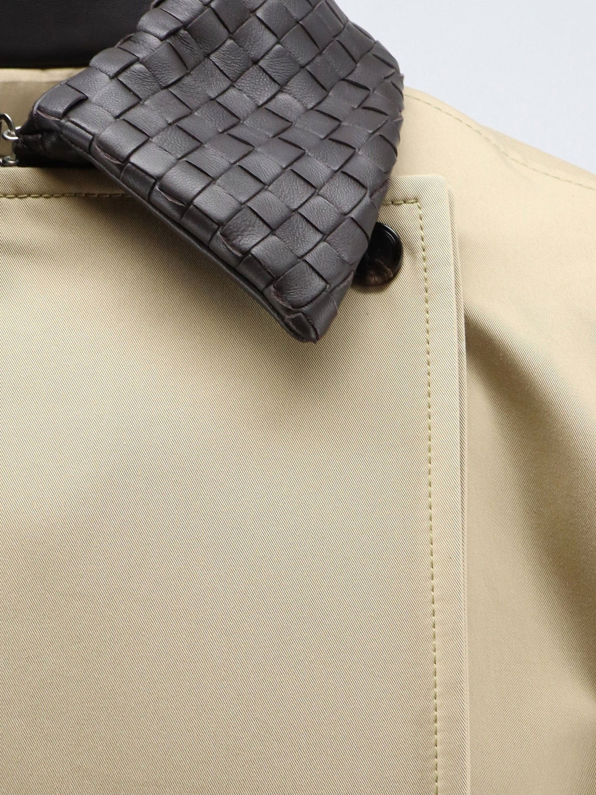 Bottega Veneta Women's Light Cotton Trench Sahara