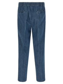 Brunello Cucinelli Lightweight Denim Jeans Blue