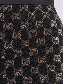Gucci Women's GG Lamé Tweed Shorts Black