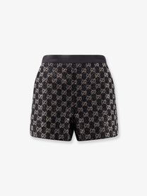 Gucci Women's GG Lamé Tweed Shorts Black