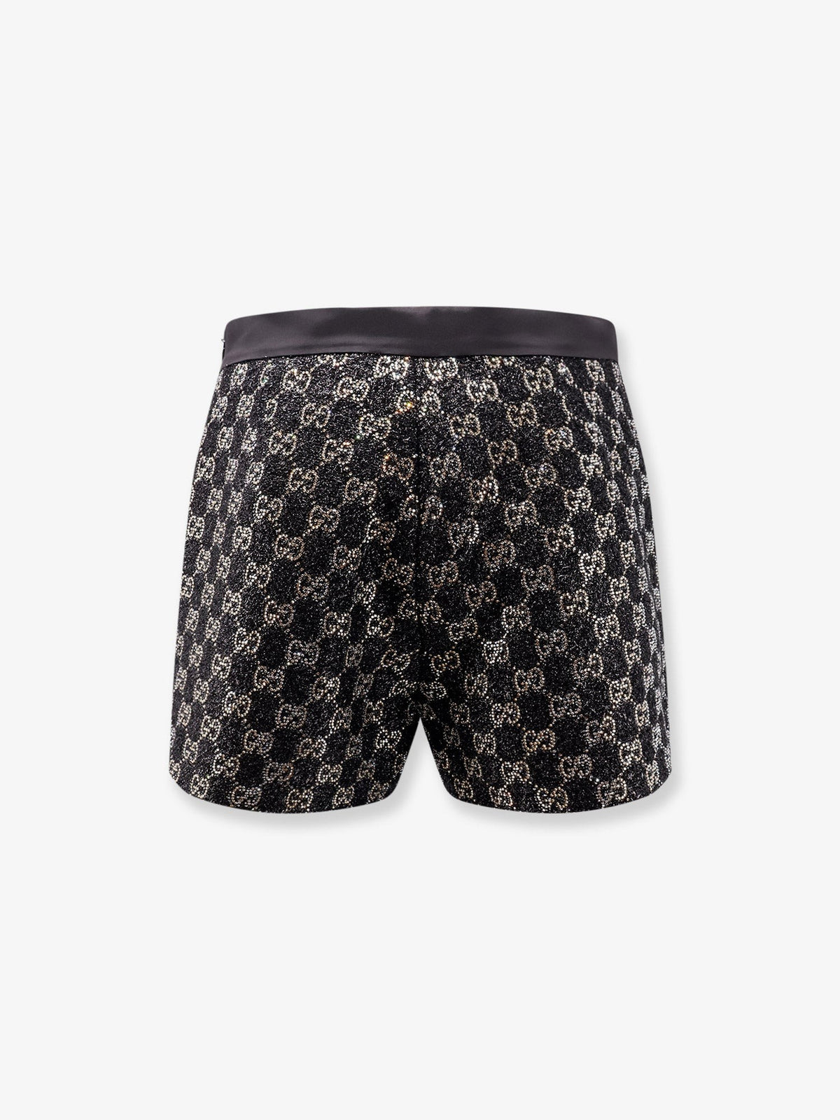 Gucci Women's GG Lamé Tweed Shorts Black, view 4