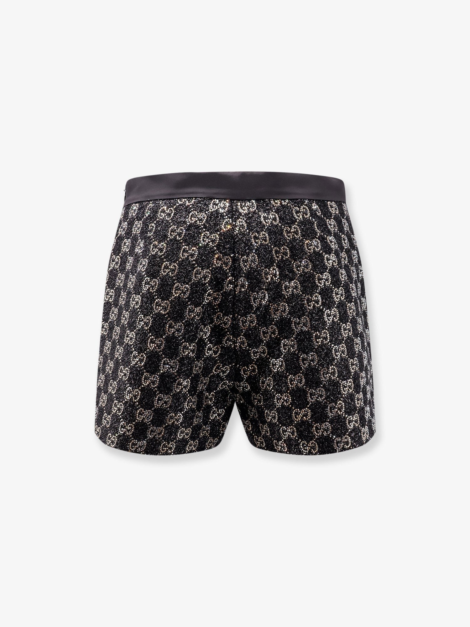 Gucci Women's GG Lamé Tweed Shorts Black