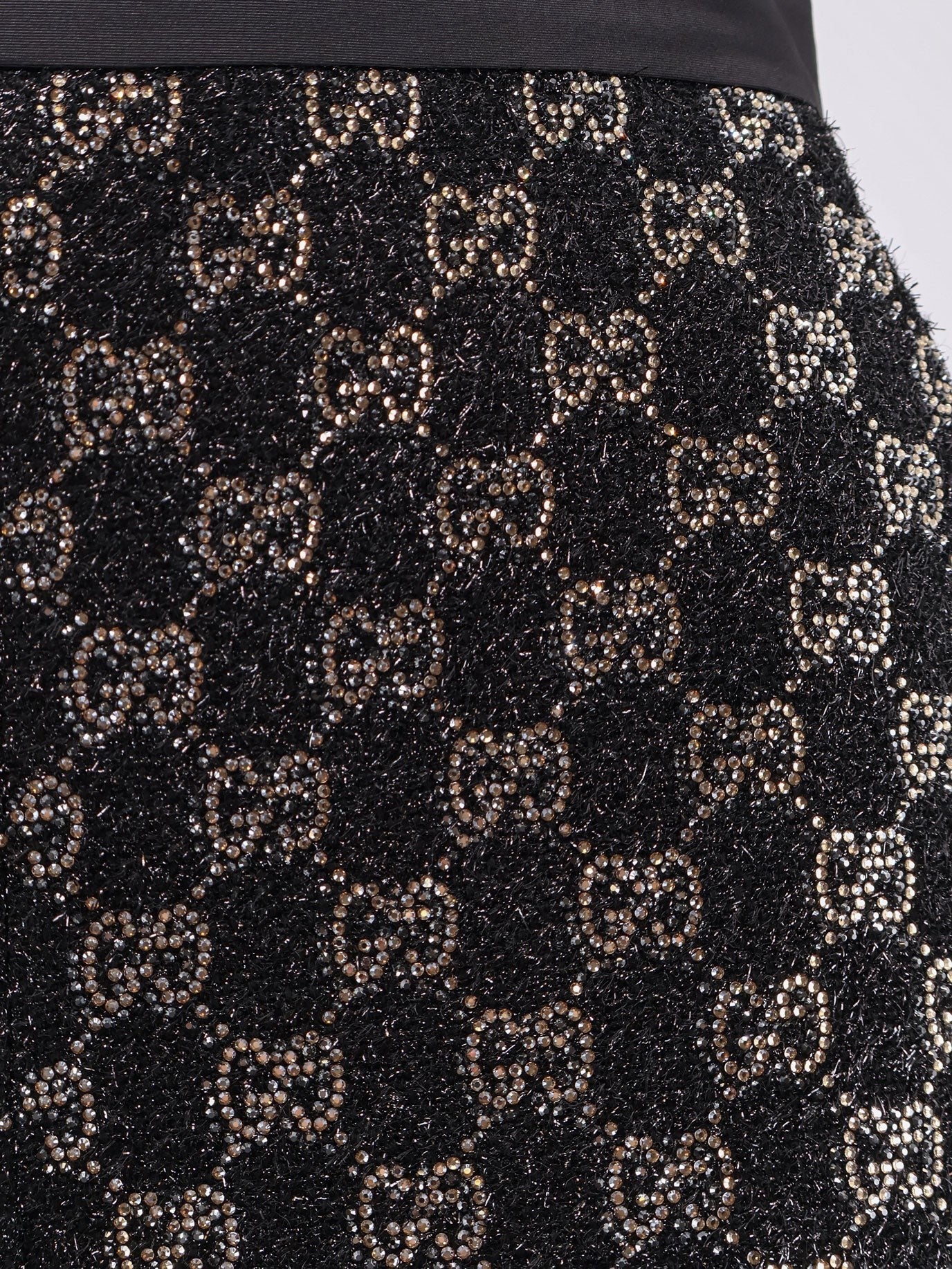 Gucci Women's GG Lamé Tweed Shorts Black