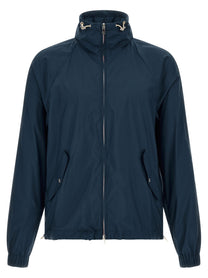 Brunello Cucinelli Lightweight Nylon Jacket Blue