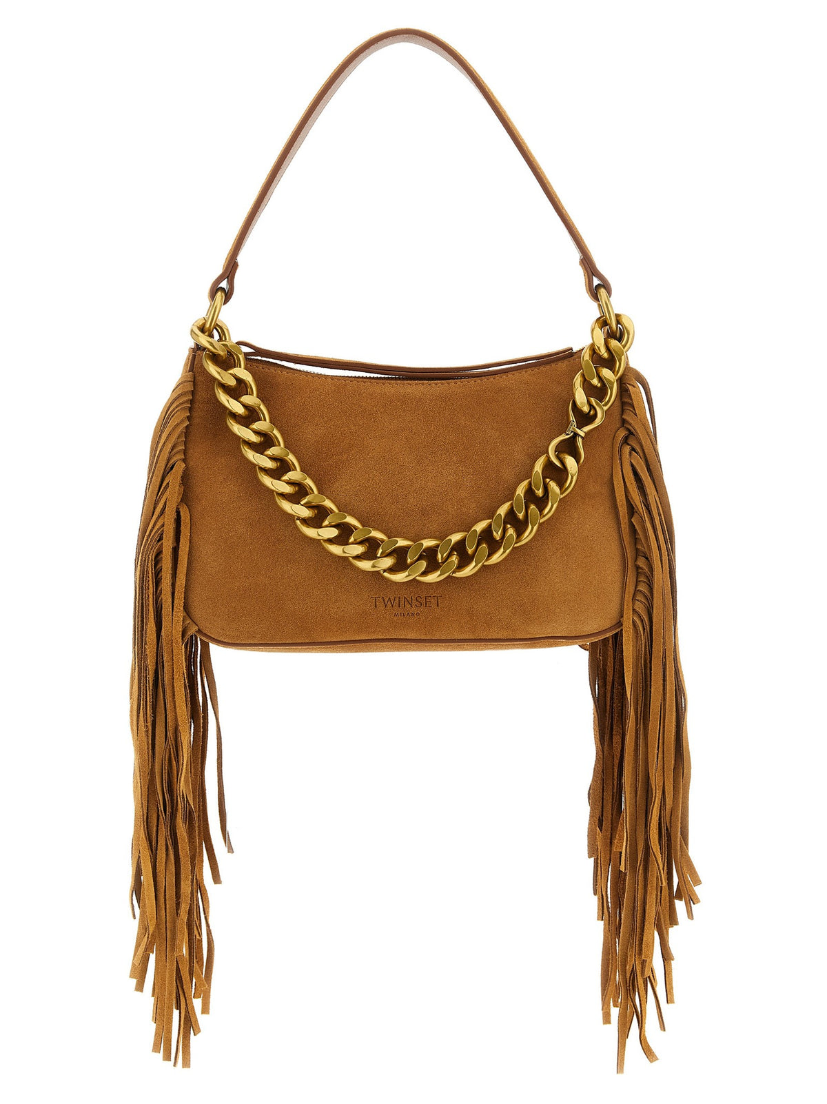 TWINSET Liliane Medium Shoulder Bag Brown