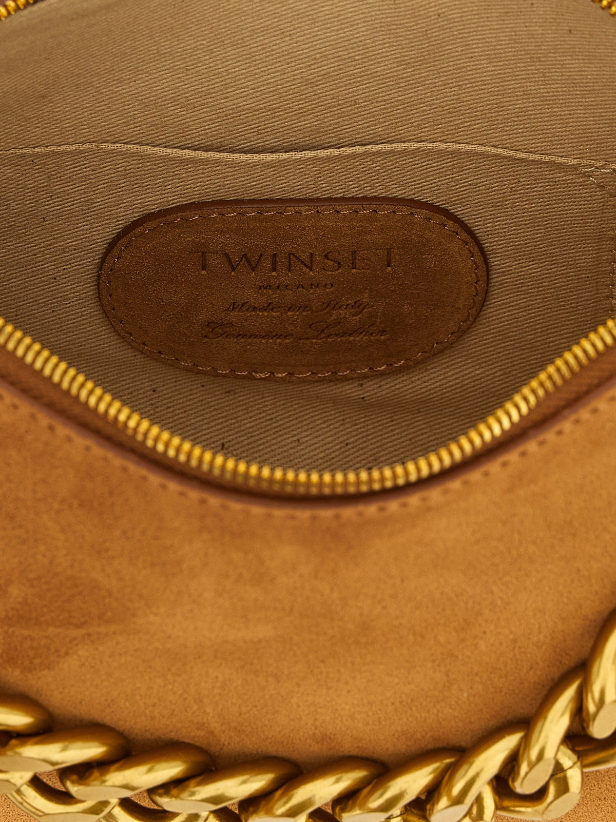 TWINSET Liliane Medium Shoulder Bag Brown