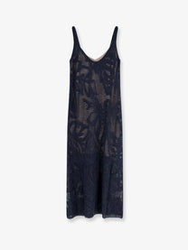 Brunello Cucinelli Women's Linen and Cotton Dress Abyss