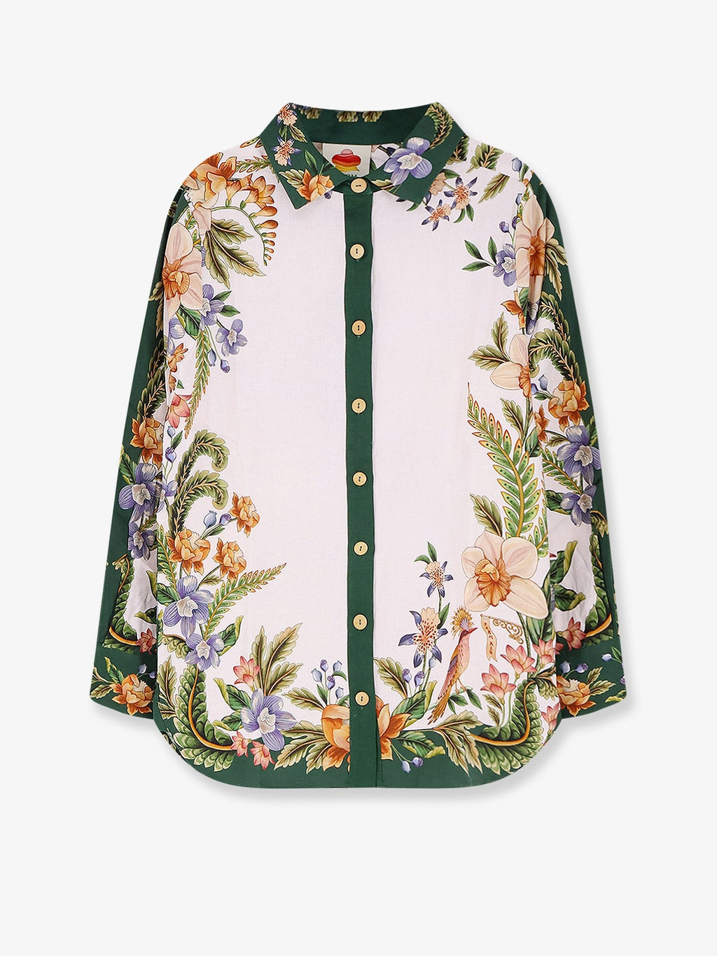 FARM Rio Women's Linen and Viscose Shirt Beige