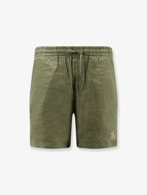 Polo Ralph Lauren Men's Linen Bermuda Shorts GARDEN TRAIL