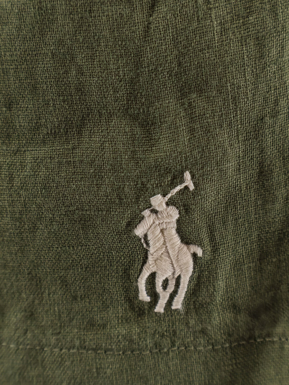Polo Ralph Lauren Men's Linen Bermuda Shorts GARDEN TRAIL