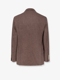 Brunello Cucinelli Men's Cavallo Blazer Brown