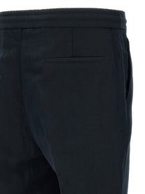 Brunello Cucinelli Linen Trousers Blue