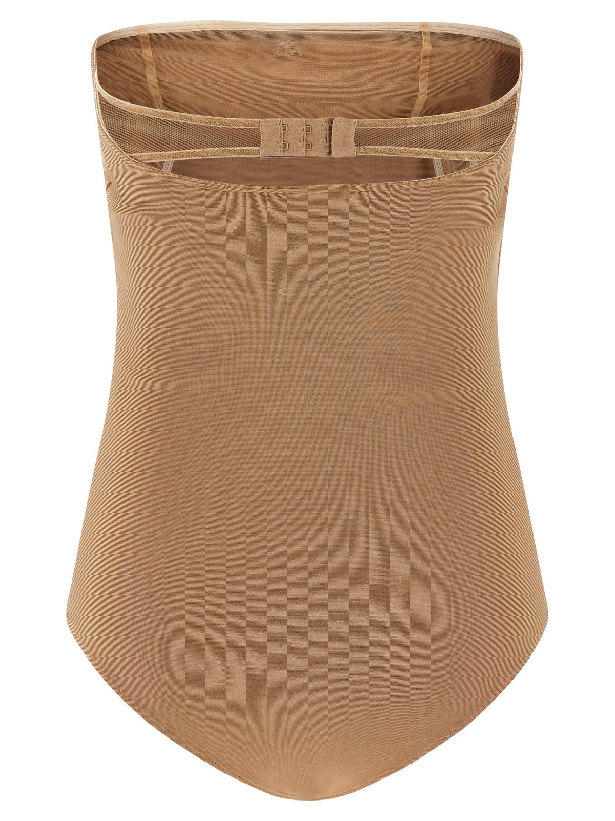 courrèges Lingerie Bustier Bodysuit Beige