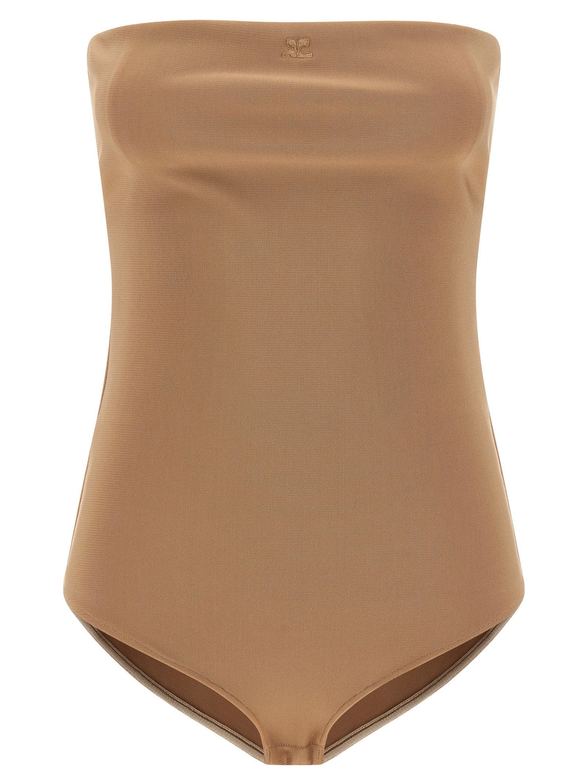 courrèges Lingerie Bustier Bodysuit Beige