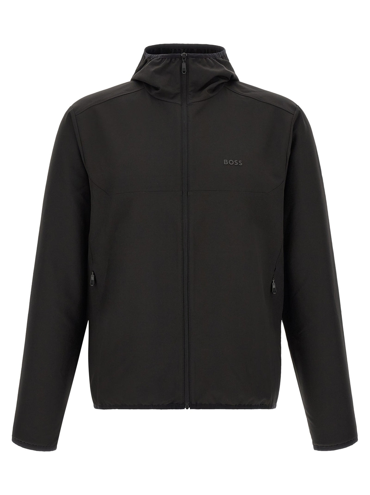 HUGO BOSS Litewear Hooded Jacket Black