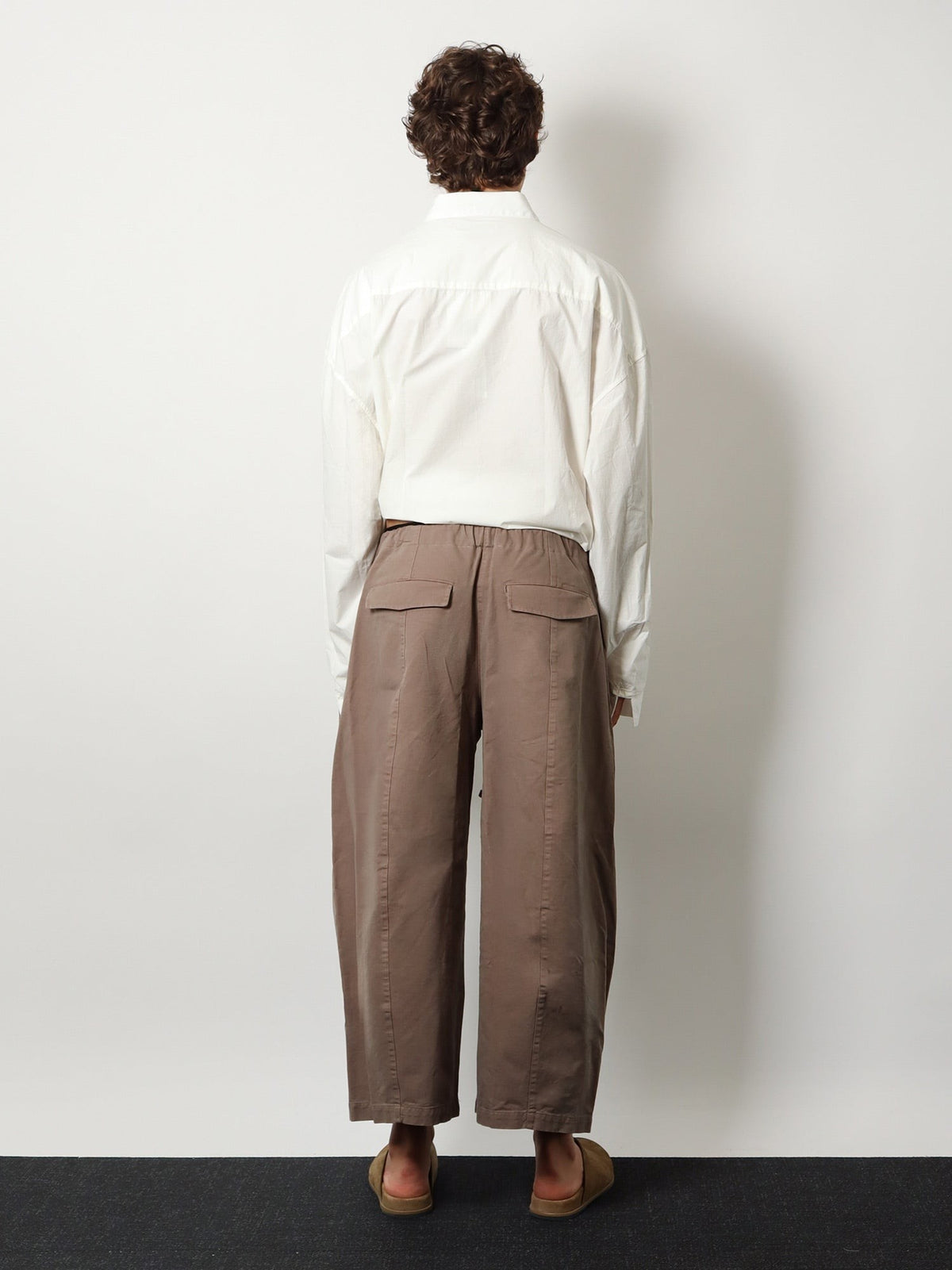 Entire Studios Unisex Loft Cotton Trousers Clay