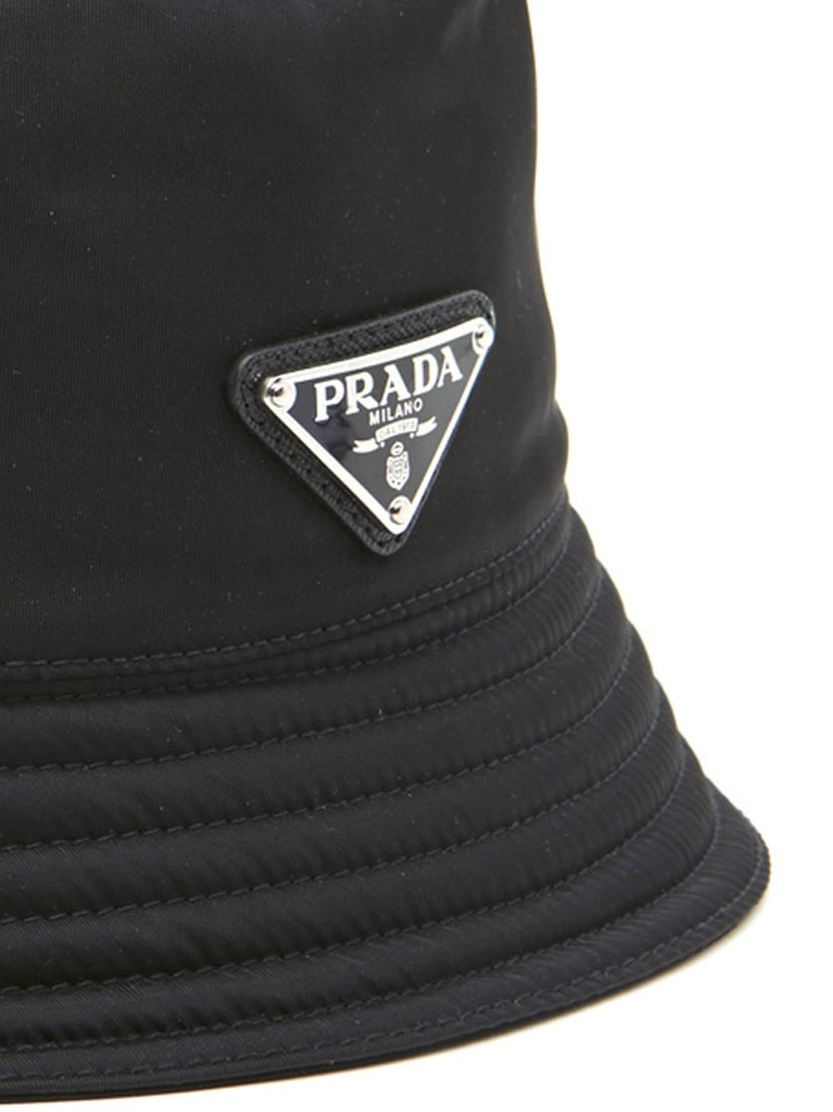 PRADA Bucket Hat Black