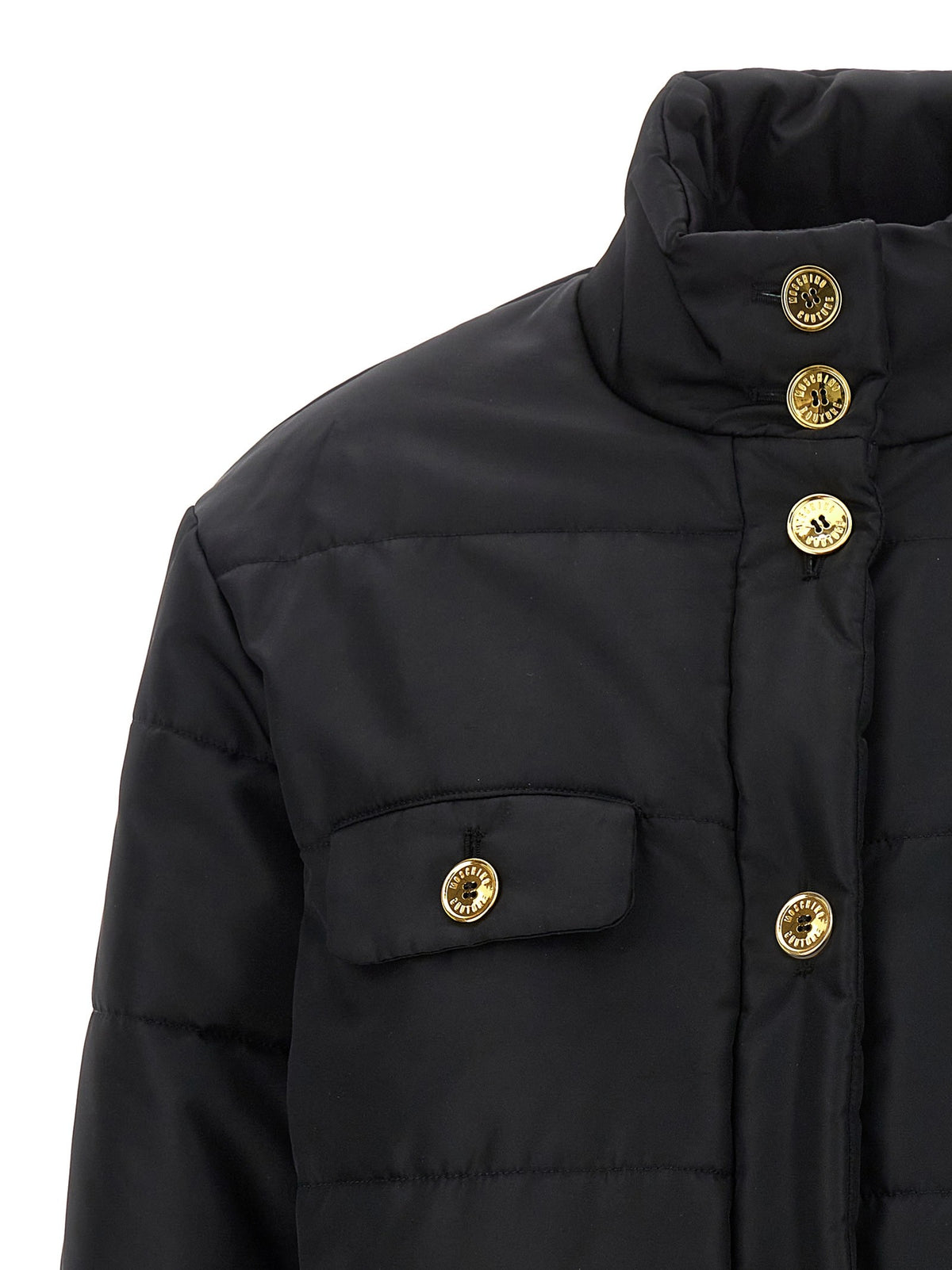 Moschino Button Down Jacket Black