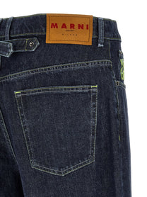 Marni Embroidery Jeans Blue