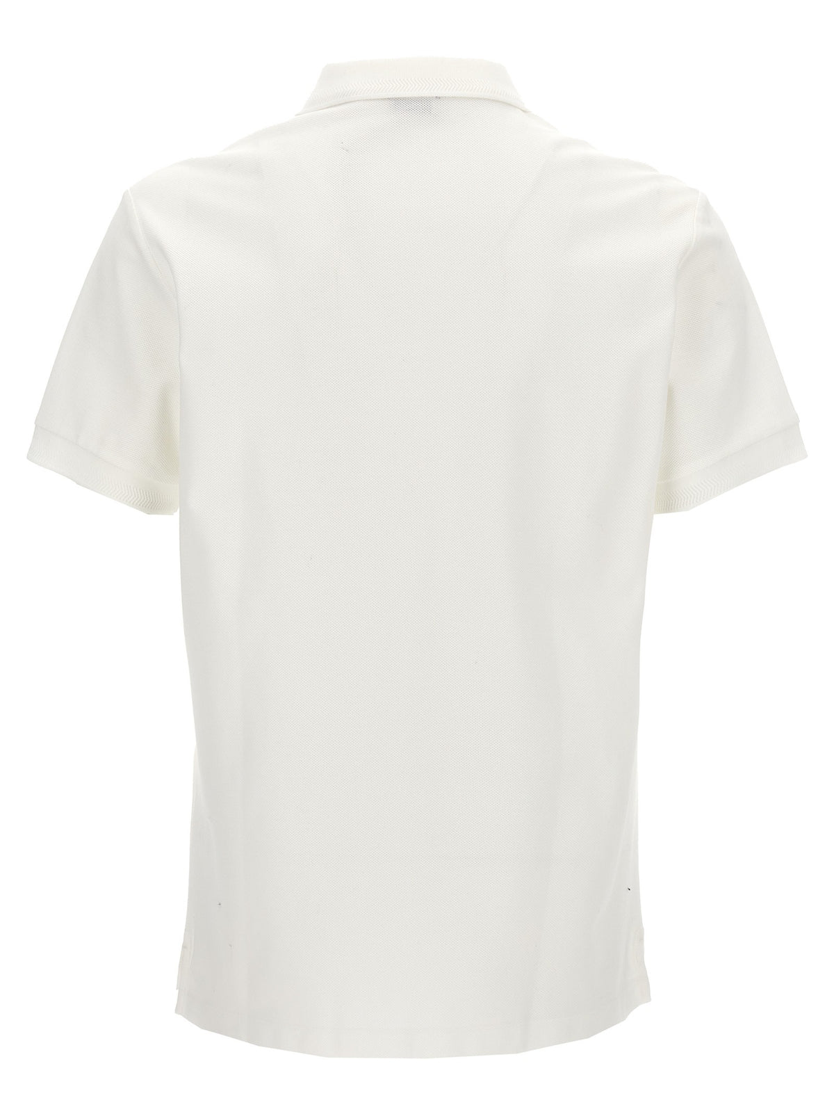 Burberry Embroidery Polo Shirt White