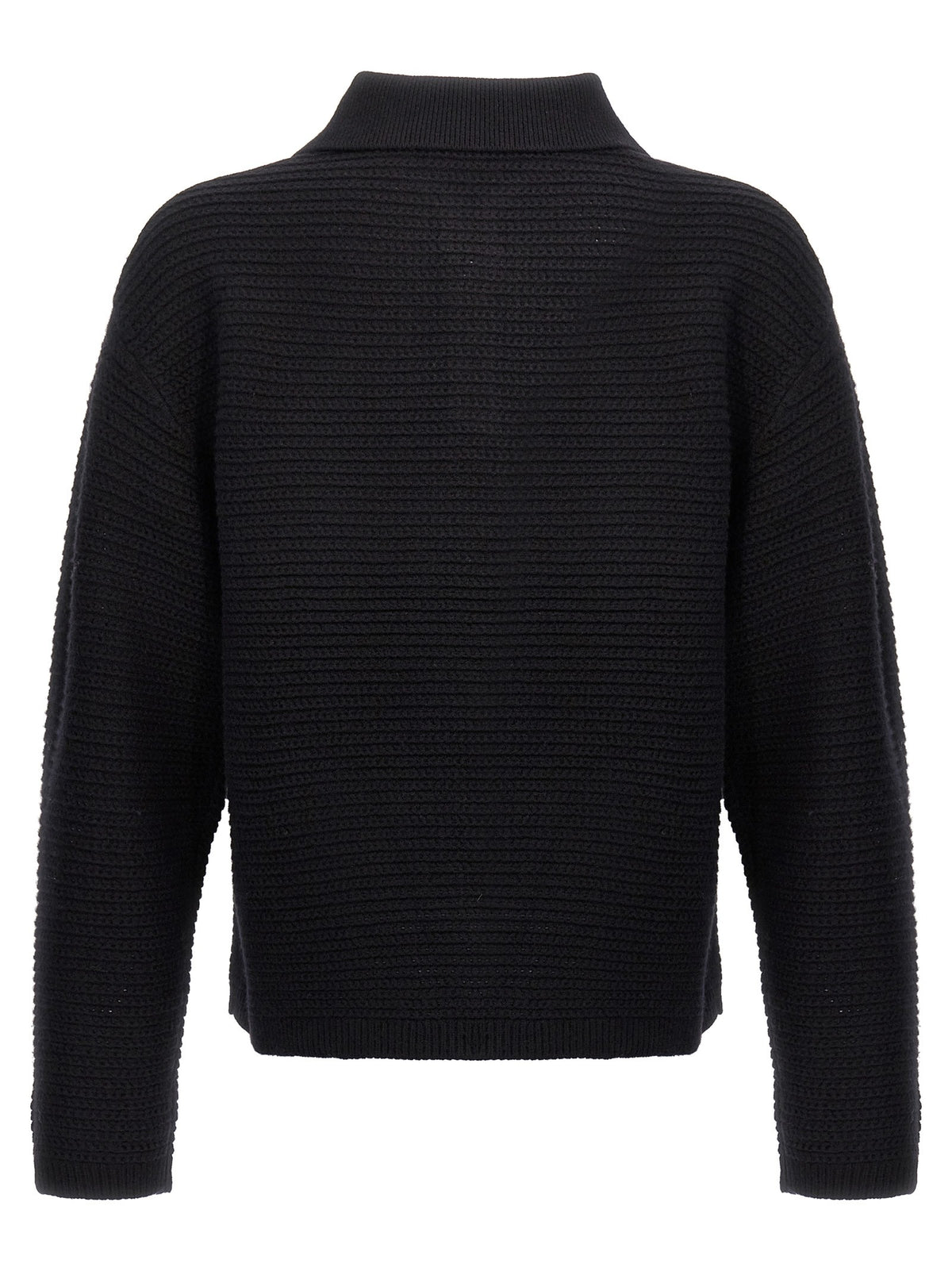 PURPLE BRAND Embroidery Sweater Black
