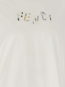 Fendi Embroidery Shirt White