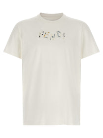 Fendi Embroidery Shirt White