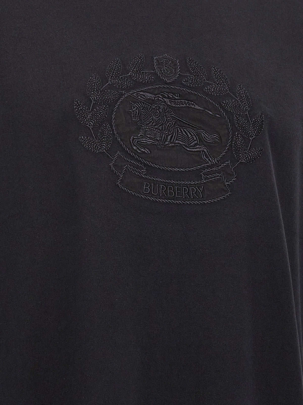 Burberry Embroidery Shirt Black