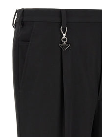 PRADA Keyring Pants Black