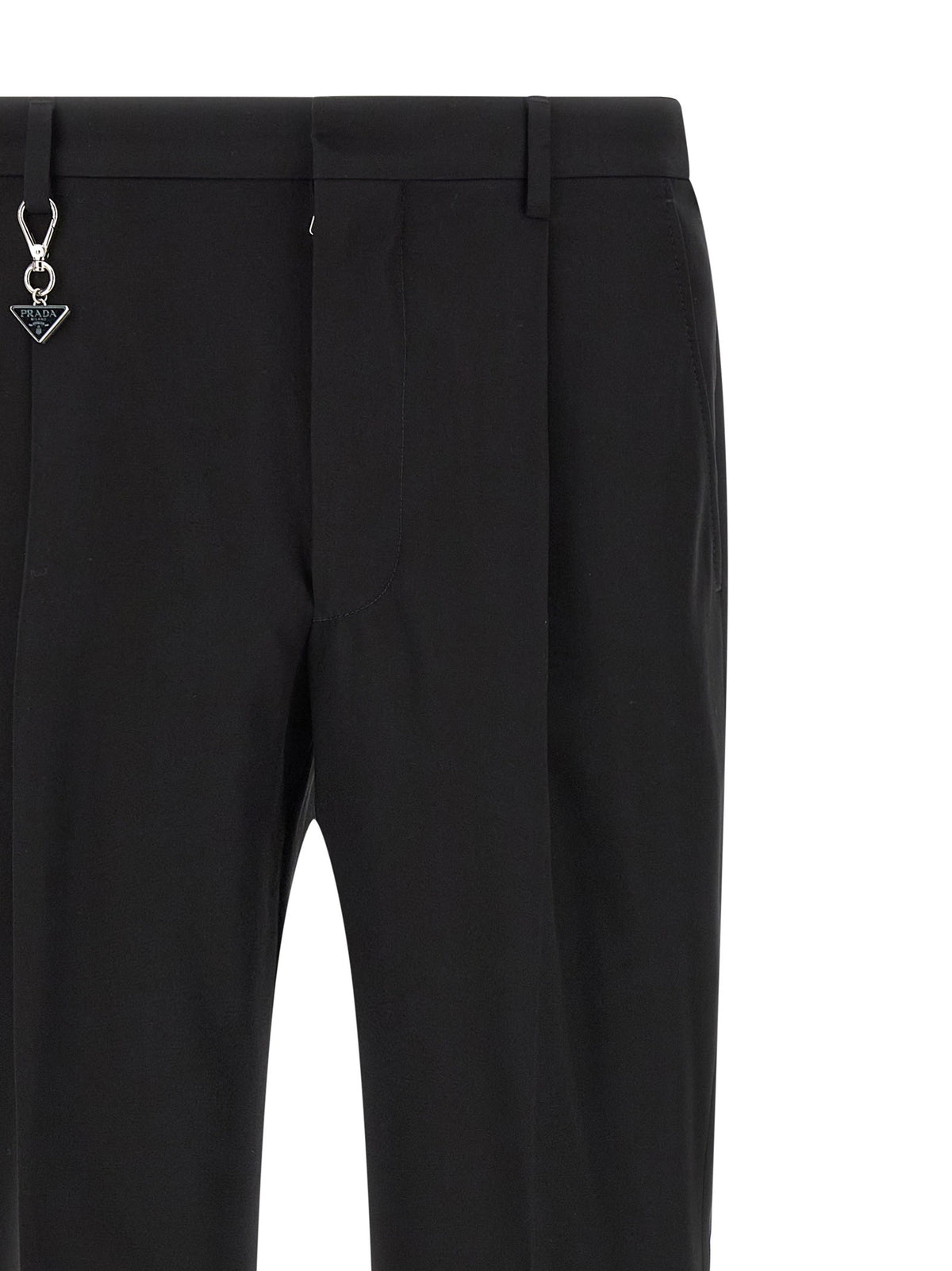 PRADA Keyring Pants Black