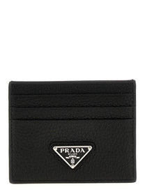 PRADA Leather Cardholder Black