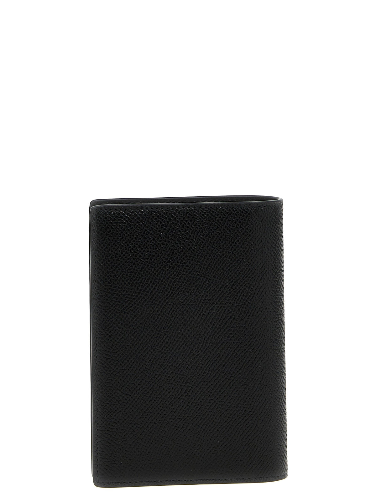Balenciaga Leather Passport Holder Black