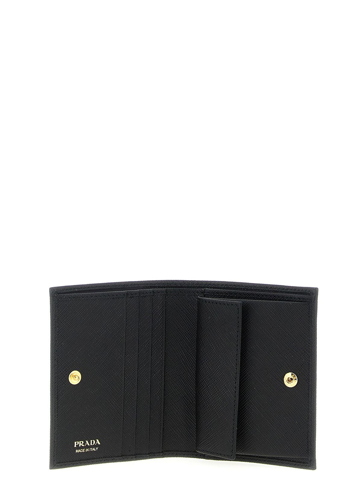 PRADA Leather Wallet Black