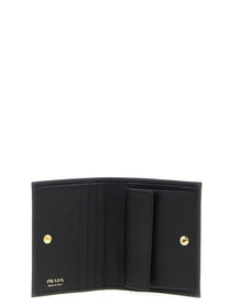 PRADA Leather Wallet Black